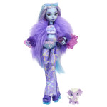 Panenka Monster High monsterka Abbey s mazlíčkem