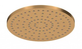 DURAVIT - Sprchy Hlavová sprcha, průměr 25 cm, MinusFlow, kartáčovaný bronz UV0662018004