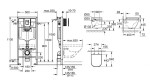 GROHE - Solido Set předstěnové instalace, klozetu a sedátka Euro Ceramic, softclose, tlačítko Even, chrom SANI15BB1104