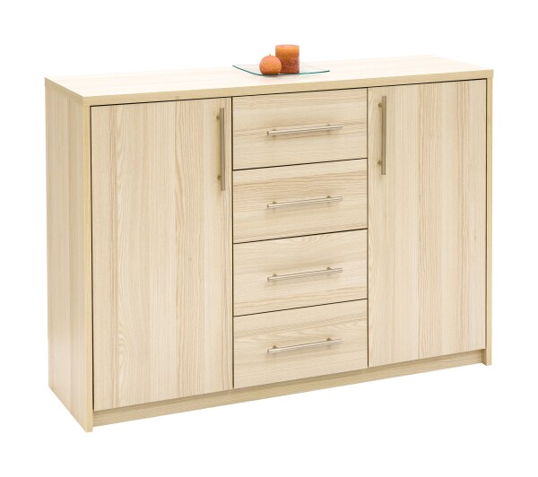 Nábytek Mikulík Komoda AURA 2 - hl. 43 cm ROZMĚR: (š/v/h) 100 x 86 x 43 cm
