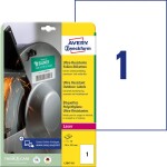 Avery-Zweckform L7917-10 Fóliové etikety 210 x 297 mm polyethylenová fólie bílá 10 ks trvalé barevná laserová tiskárna, laserová tiskárna, barevná kopírka,