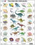 Puzzle MAXI - Fascinující svět dinosaurů/35 dílků - Kubík