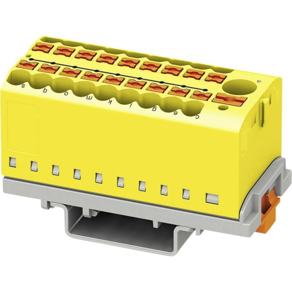 Phoenix Contact 3273116 blok rozvaděče 28.6 mm pružinová svorka žlutá 8 ks