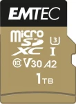 EMTEC microSD 1TB / UHS-I U3 V30 A2 / čtení: 100MBs / zápis: 100MBs (ECMSDM1TXC)