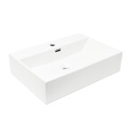 Umyvadlo SAT Cube Way 60x42 cm otvor pro baterii uprostřed SATCW6042 SATCW6042