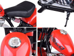 Mamido Dětská elektrická motorka Chopper 24V červená