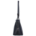 Praktická kožená dámská kabelka Marcella, tmavě modrá