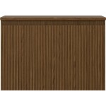 MEXEN/S - Rivel koupelnová skříňka pod umyvadlo 70 cm s deskou, 1 šuplík, reliéf , ořech 91A20-07047-1-BFC86