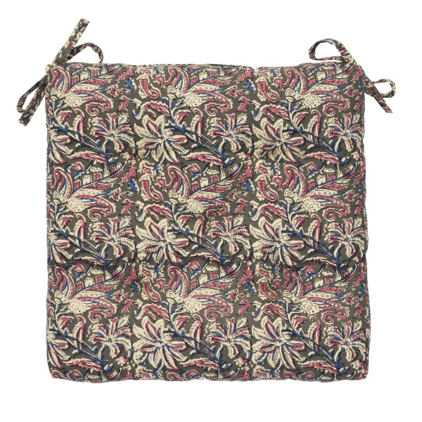 MADAM STOLTZ Prošívaný podsedák Old Rose Pattern, multi barva, textil