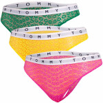 Tommy Hilfiger 3Pack tanga kalhotky UW0UW025240Y0 Yellow/Green/Pink