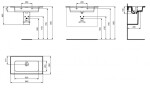 IDEAL STANDARD - Strada II Nábytkové umyvadlo 84x46 cm, bez otvoru pro baterii, s Ideal Plus, bílá T3634MA