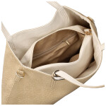 Módní koženkový set kabelek Maricela, béžový