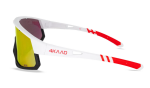 Brýle 4KAAD MIRADOR white red, red mirror