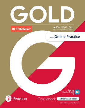 Gold New Edition B1 Preliminary Coursebook with eBook and Online Practice