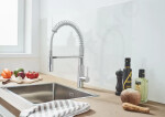 GROHE - Get Dřezová baterie s flexibilním ramenem a sprškou, chrom 30361000