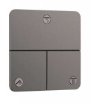 HANSGROHE - ShowerSelect Comfort Ventil pod omítku, pro 3 spotřebiče, kartáčovaný černý chrom 15587340