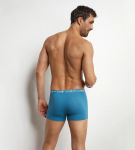 Pánské boxerky 3 ks DIM COTTON STRETCH BOXER 3x - DIM - světle modrá L