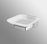 IDEAL STANDARD - IOM Square Mýdlenka s držákem, matné sklo/chrom E2201AA