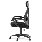Kancelářská židle, houpací mechanismus, černá síťovina, KA-Y309 BK