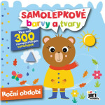 Roční období Samolepkové barvy tvary