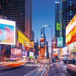 Nástěnný poznámkový kalendář 2026 NOTIQUE - New York, 30 x 30 cm - BEZ ČEŠTINY