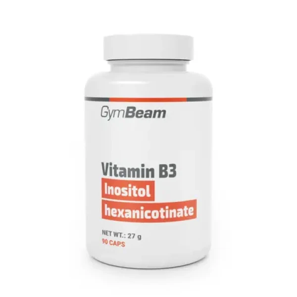 Flush-free Niacin (Vitamin B3) - GymBeam (90 kaps.) (110419-1-90caps)