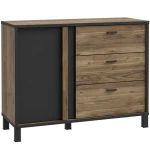 Komoda Haruki HYTK221 alpský smrk/černý