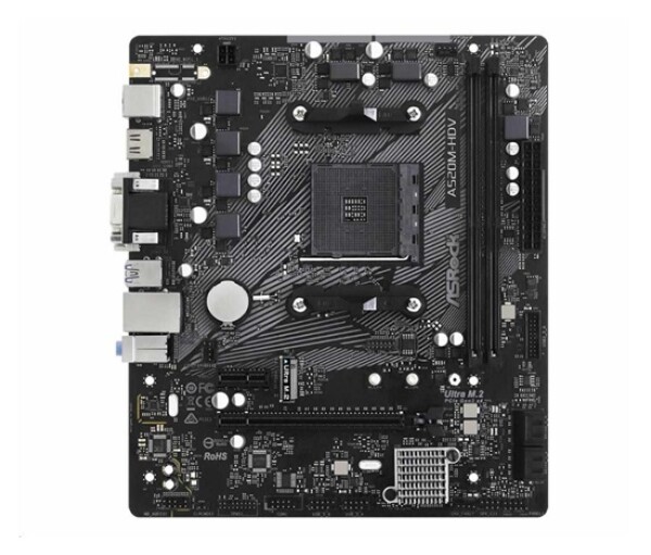 ASRock MB Sc AM4 A520M-HDV, AMD A520M, 2xDDR4, HDMI, DVI EDF_380616