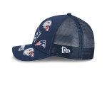 New Era Pánská kšiltovka New England Patriots NFL 9FORTY M-Crown A-Frame Trucker All Over