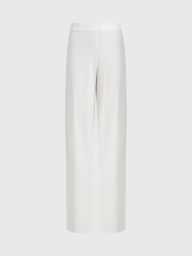 Dámské kalhoty 000QS7058E 101 ecru Calvin Klein