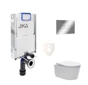 Cenově zvýhodněný závěsný WC set Jika k zazdění + WC SAT Brevis SIKOJW2 SIKOJW2
