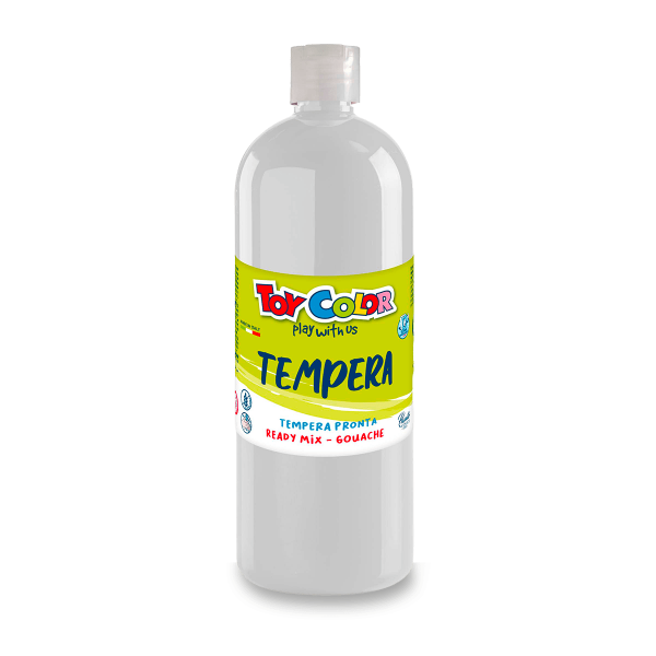 Toy Color Temperová barva Ready Tempera 1000ml - bílá