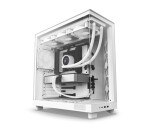 NZXT skříň H6 Flow dvoukomorová / MidT / 3x120mm fan / 2xUSB 3.2 / USB-C / prosklená bočnice i čelo / bílá EDF_558034