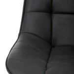 Pracovní židle, výškově nastavitelná, černá látka, KA-V3120 BK3