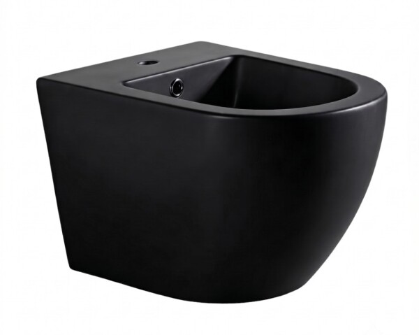 Erga Lily, závěsný bidet 490x360x320 mm, černá matná, ERG-V03-LILY-BD-BK