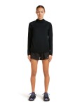 Dámská merino mikina ICEBREAKER Wmns 150 MerinoFine Ace LS Hoodie, Black velikost: S