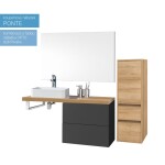 Mereo Umyvadlo na desku i zavěšení s přepadem, 500x420x125 mm, keramické - pro zaslání balíkem UC504212P