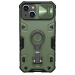 Pouzdro Nillkin CamShield Armor Apple iPhone 14 Dark zelené
