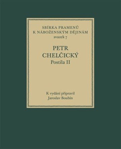 Postila II Petr Chelčický
