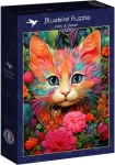 BLUEBIRD Puzzle Kotě a květiny