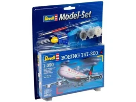 Revell Model Kit Plastic plane 04210 Boeing 747 200 Air Canada 1:390