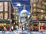 GIBSONS Puzzle Katedrála svatého Pavla o Vánocích
