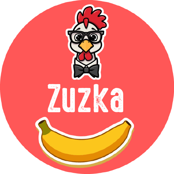 Chicken banana jmenovky 22mm (42ks)