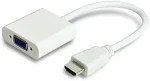 MicroConnect Adaptér HDMI 1.4 - VGA M-F / 1920x1080p@60MHz / no audio / 0.3m / bílá (HDMVGA1)