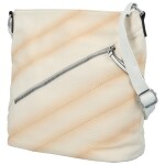 Trendy dámská koženková crossbody kabelka Ewoona, bílá