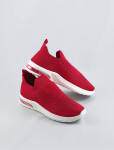 Červené dámské nazouvací sportovní boty (LDH886) odcienie czerwieni ONE SIZE