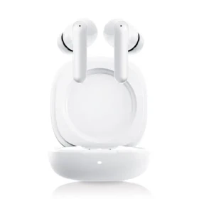 Niceboy Pins 4 PRO bílá / Bezdrátová sluchátka s mikrofonem / ANC / Bluetooth 5.4 / IP54 / nabíjecí pouzdro (pins-4-pro-white)