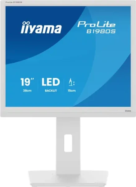 19" IIYAMA ProLite B1980S-W1 bílá / LED / TN / 1280x1024 / 5:4 / 3 ms / 1000:1 / 250cd-m2 / VESA (B1980S-W1)