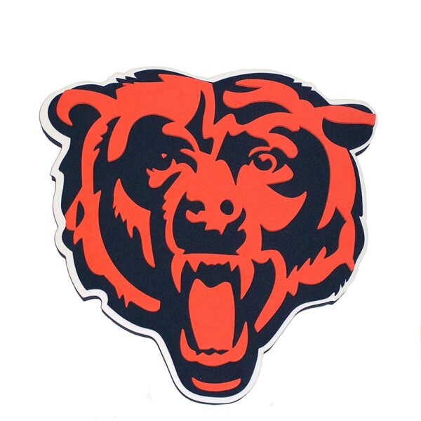 Cedule Chicago Bears NFL 3D Foam Logo