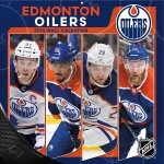 JF Turner Kalendář Edmonton Oilers 2025 Wall Calendar